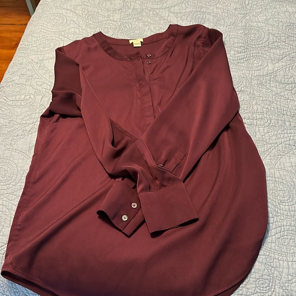 Purple J. Crew blouse